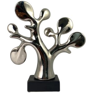 Arbol decorativo Frutos Plateado