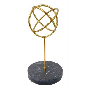Figura decorativa Atomo Dorado